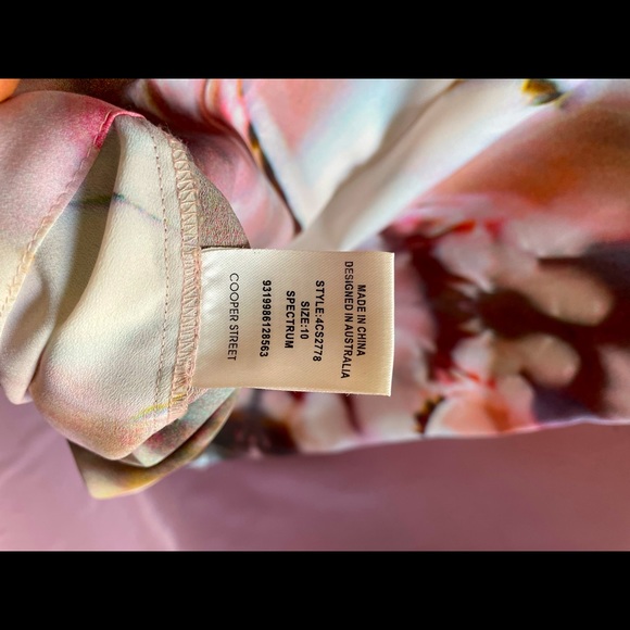 Cooper St Multi Colour Top Dress Size 10 - Picture 5 of 5